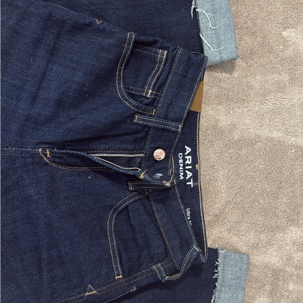 Ariat Women's Dark Blue Cropped Jeans